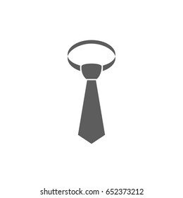 Neck tie icon in trendy flat style isolated on white background. Symbol for your web site design, logo, app, UI. Vector illustration, EPS