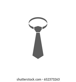 Neck tie icon in trendy flat style isolated on white background. Symbol for your web site design, logo, app, UI. Vector illustration, EPS