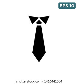 neck tie icon vector design template