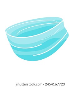 Neck tube buff color vector illustration