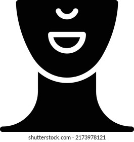 neck Vector illustration on a transparent background.Premium quality symbols.Glyphs vector icon for concept and graphic design.