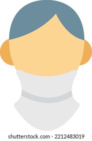 neck Vector illustration on a transparent background. Premium quality symmbols. Line Color vector icons for concept and graphic design. 
