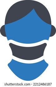 neck Vector illustration on a transparent background. Premium quality symmbols. Glyphs vector icons for concept and graphic design. 
