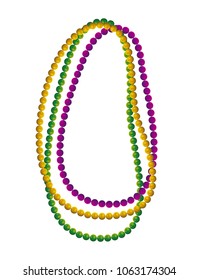 necklace balls mardi gras celebration