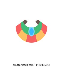 Necklace color icon. Element of boho color icon. Premium quality graphic design icon. Signs and symbols collection icon for websites, web design, mobile app