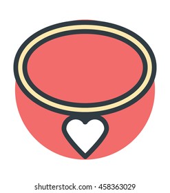 Necklace Colored Vector Icon