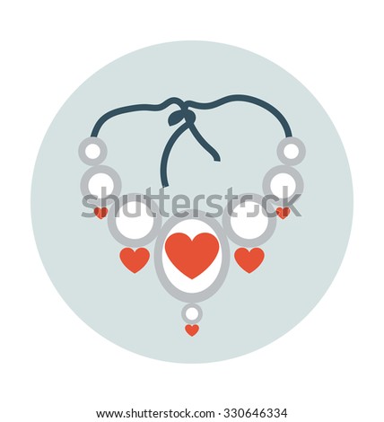 
Necklace Colored Vector Illustration
