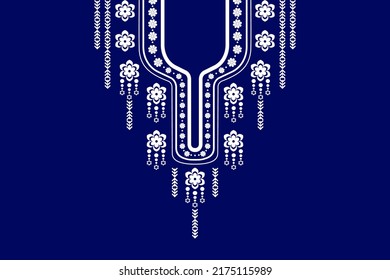 Necklace design, geometric necklace, floral pattern, necklace embroidery kaftans design for fashion woman, bohemian necklace, neckline, clothing, vector illustration.