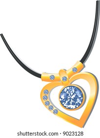  necklace with diamond	