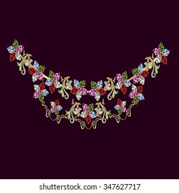 necklace with different colors 1
