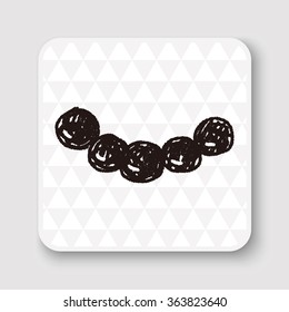necklace doodle