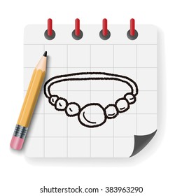 necklace doodle