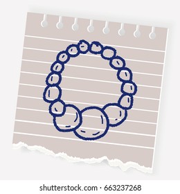 necklace doodle
