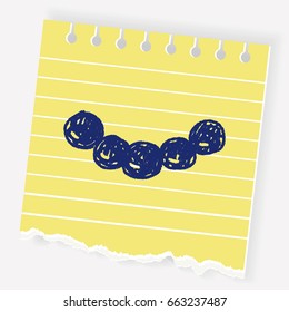 necklace doodle