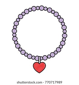 necklace elegant isolated icon