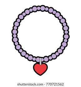 necklace elegant isolated icon