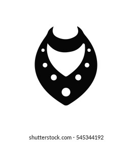 necklace icon illustration isolated vector