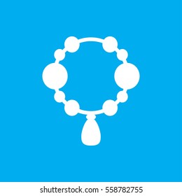 necklace icon illustration isolated vector