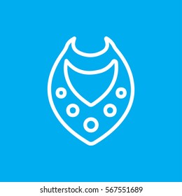 necklace icon illustration isolated vector
