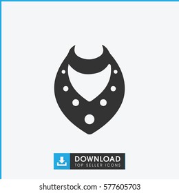 necklace icon illustration isolated vector