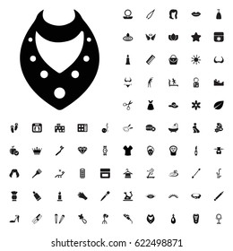 Necklace icon illustration isolated vector. beauty icons vector set. on white backgroun