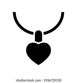 necklace icon or logo isolated sign symbol vector illustration - high quality black style vector icons
