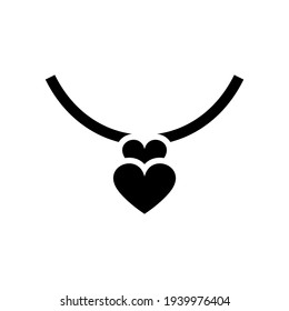 necklace icon or logo isolated sign symbol vector illustration - high quality black style vector icons
