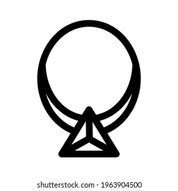 necklace icon or logo isolated sign symbol vector illustration - high quality black style vector icons
