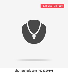 Necklace icon. Vector concept illustration for design.