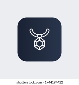 Icono de collar. Ilustración del vector EPS 10.