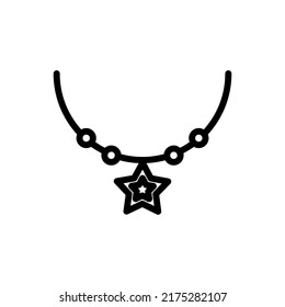 icono de collar icono de ilustración de vector plantilla para muchos fines. Aislado sobre fondo blanco.
