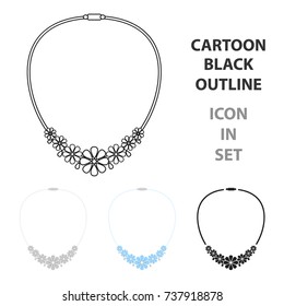 Necklace icon of vector illustration for web and mobile