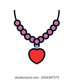 Icono de collar con fondo blanco vector ilustración de stock