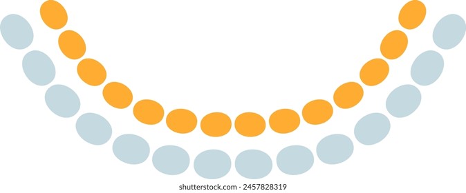 Necklace Jewelery Accessory Vector Illustration