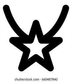 Necklace Line Vector Icon