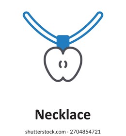 Halskette locket Vektor Icon, die leicht ändern oder bearbeiten können

