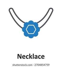 Halskette locket Vektor Icon, die leicht ändern oder bearbeiten können

