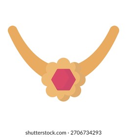 Halskette locket Vektor Icon, die leicht ändern oder bearbeiten können