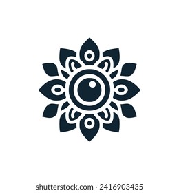 necklace logo 2 vector illustration template design