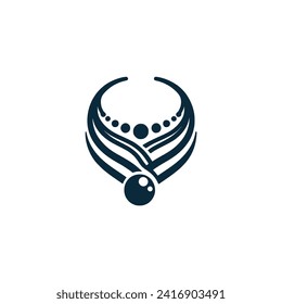 diseño de ilustraciones de vectores del logotipo de collar