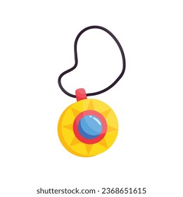 Necklace vector colorful stickers Icon Design illustration. EPS 10 File