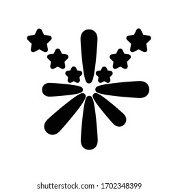 necklace vector glyph flat icon 