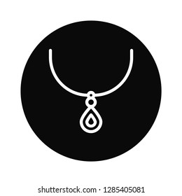 Necklace vector icon