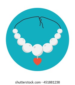 Necklace Vector Icon