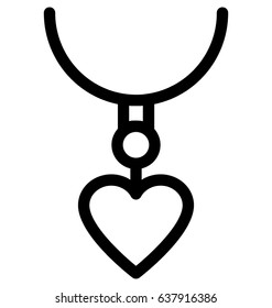 Necklace Vector Icon