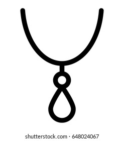 Necklace Vector Icon