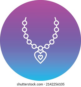 Icono del vector de collar. Se puede usar para imprimir, móviles y aplicaciones web.