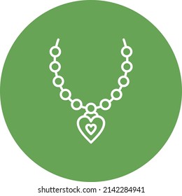 Icono del vector de collar. Se puede usar para imprimir, móviles y aplicaciones web.