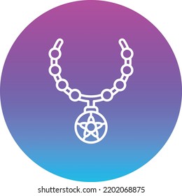 Icono del vector de collar. Se puede usar para imprimir, móviles y aplicaciones web.