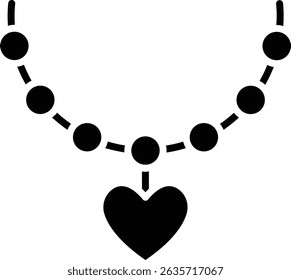 Necklace vector icon. Can be used for printing, mobile and web applications.